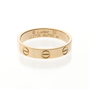 CARTIER Authentic 18k Gold Love Ring